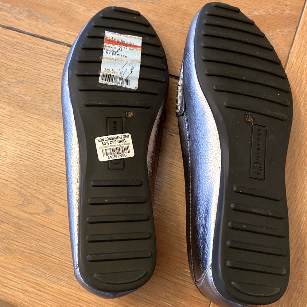 NWT Giani Bernini Dailyn Memory Foam Comfort Leather Driving Moccasin Loafers - Picture 11 of 12